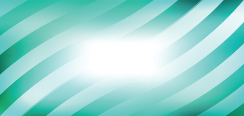 Fototapeta premium Teal stripes gradient background swirl effect with gradient