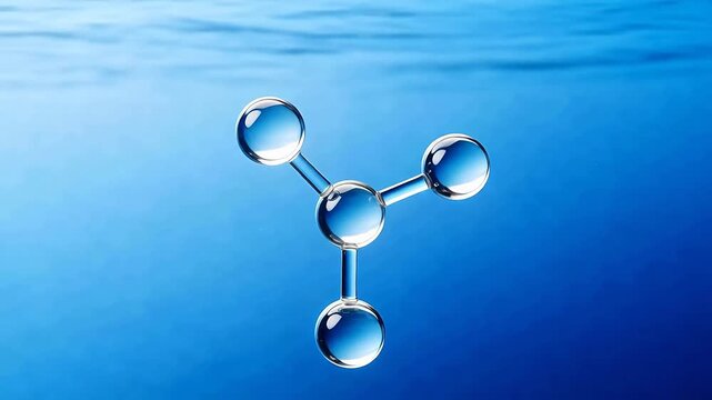 Molecular structure in water