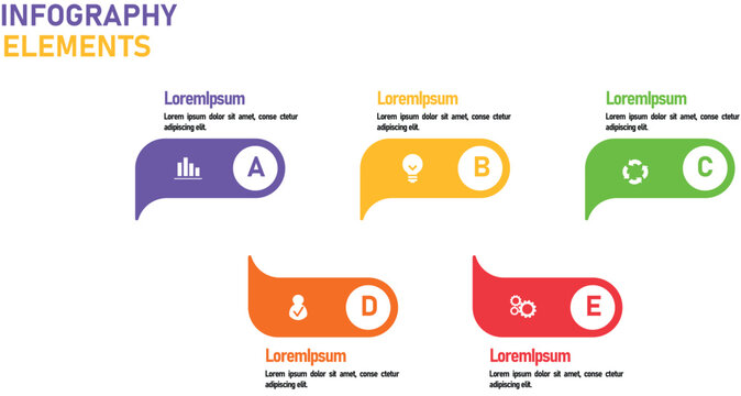 Infography business stages