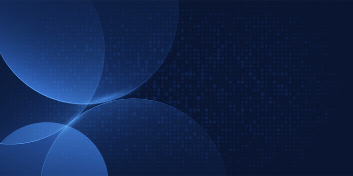 Abstract blue wavy lines on dark gradient background, modern tech banner, corporate business concept, hi-tech abstract background  for presentation business or tech event poster EPS 10
