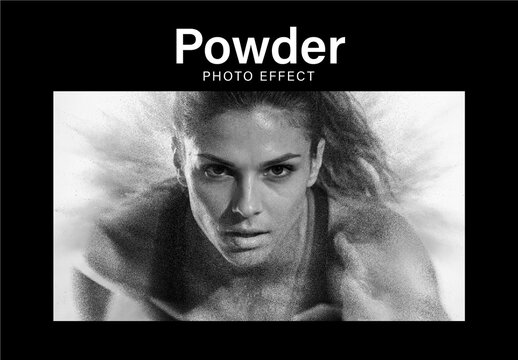 Powder Photo Effect