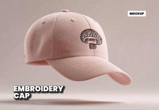 Embroidery Cap Mockup