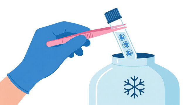 Cryopreservation of Human Embryos in Liquid Nitrogen Tank Biobank