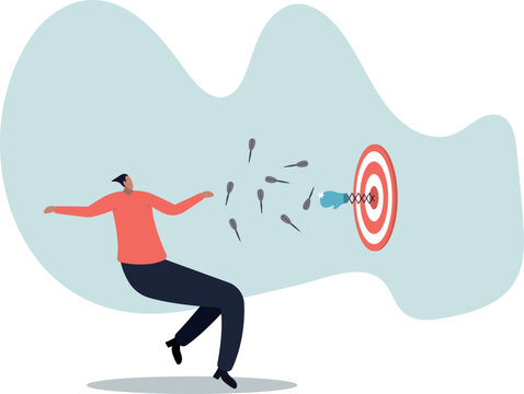 Tough time or career struggle, trouble, difficulty or obstacle to achieve business target, hard situation to losing .human life and situation.