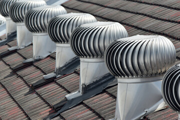 Aluminium roof turbine ventilator © Cahyadi