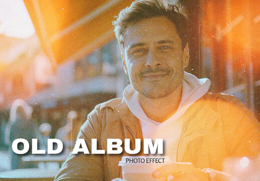 Old Album Photo Effect