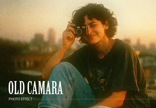 Old Camara Photo Effect