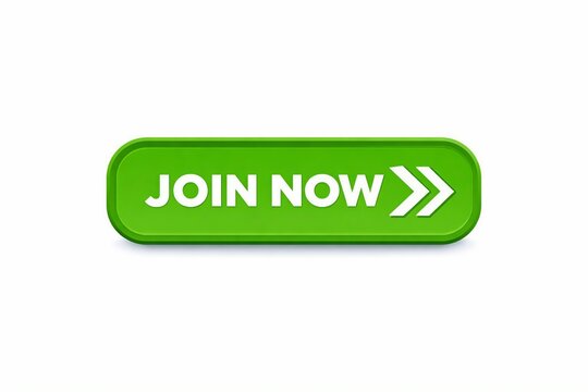 Green call to action button with join now arrow