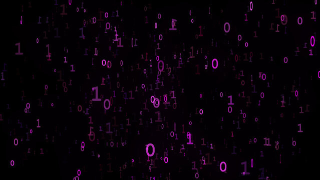 Binary Hacker Programming On Dark Background Featuring Technology Code In Cyber Number Style