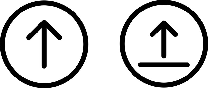 Upload icon set upload file image or document vector button. Upload sign collection link, upload document, download file, folder, data illustration