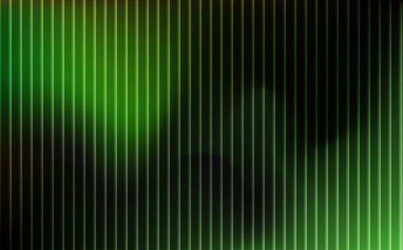 abstract dark green gradient background with vertical stripes and blurred glowing light effects