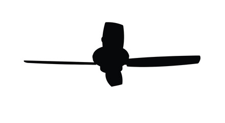 airplane propeller silhouette high quality professional detailed modern © MdRakib