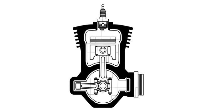 Internal Combustion Engine Piston Mechanism.