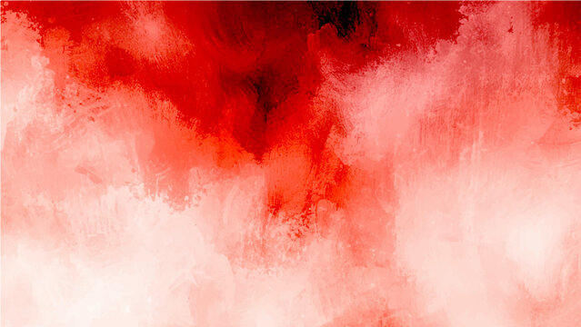 Vector Abstract Vibrant crimson abstract painting evokes emotions passion energy. textured brushstrokes blend dynamic composition.