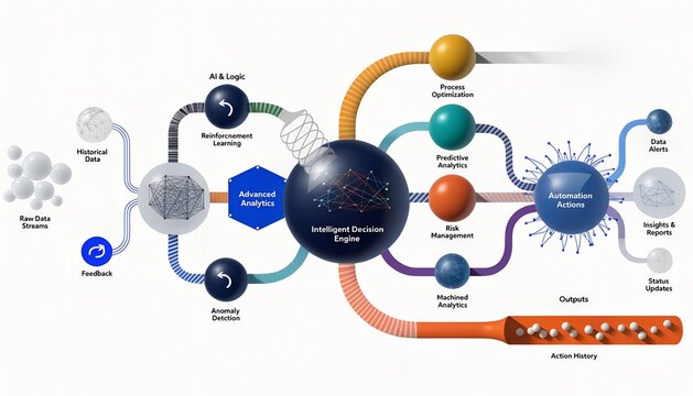 3D molecular data flow in neural network visualization