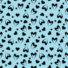 seamless pattern with leaves © MEGAWATI