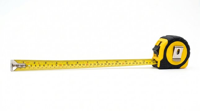 Labor day skilled trades yellow measuring tape celebrating american workers