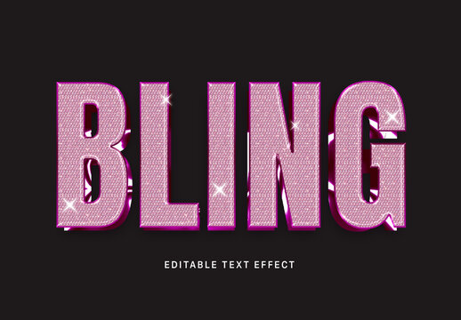 Bling Text Effect