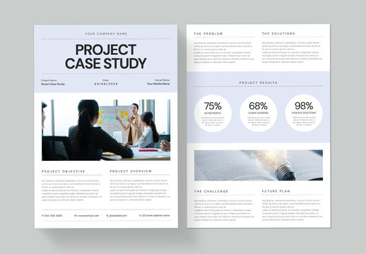 Case Study Flyer Template