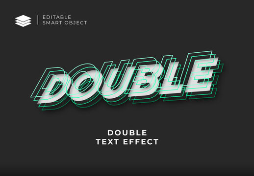 Double Text Effect