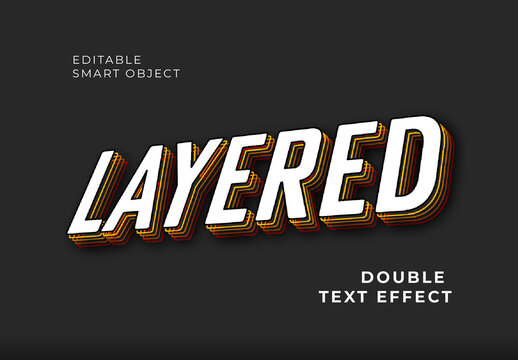 Double Text Effect