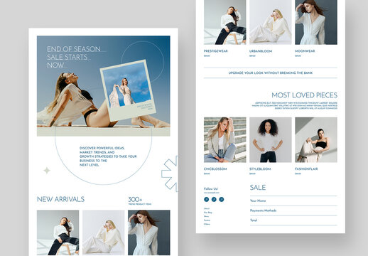 Sale Email Newsletter Template