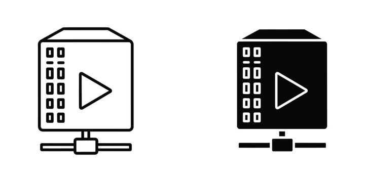 Comparison of a standard monitor and a smart oled media display connected to a docking station