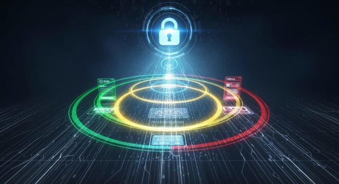 Digital Security Lock Connecting Network Data and Information