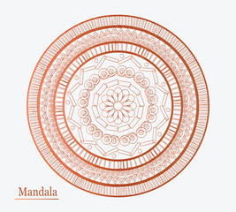 Fototapeta premium Royal Mandala design.Luxurious Premium Quality . Perfect for Brand , Background design. 