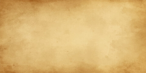 Obraz premium A worn antique parchment with a stained brown grunge texture and aged sepia patterns provides a blank vintage paper background for a retro canvas design