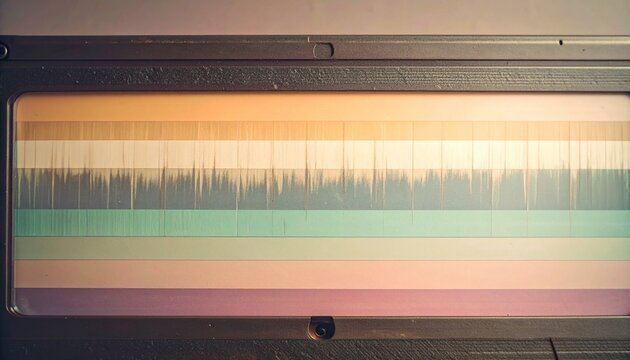 VHS Tracking distortion bars Semi-transparent