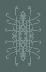 Abstract image for printing. Picture for modern interiors. The picture is painted by hand on a tablet. © neurostructure