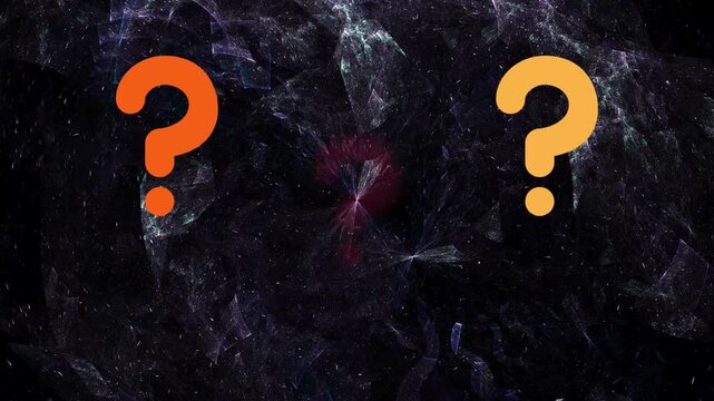 Mysterious Cosmic Expanse Question Marks Symbolizing Deep Existential Inquiry and the Unanswered Questions of the Universe's Vast Unknown