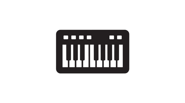 Music Production Controller Icon for Electronic Audio Engineering and Studio Gear