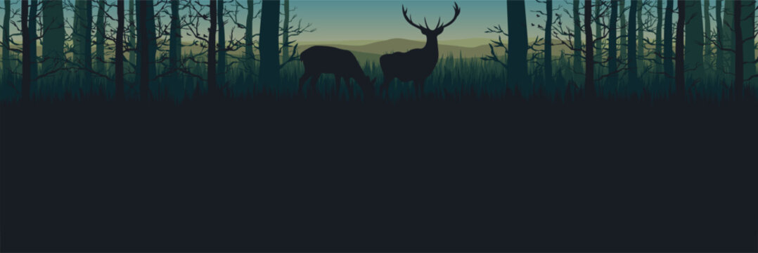Minimalist wild nature background template in haze gray