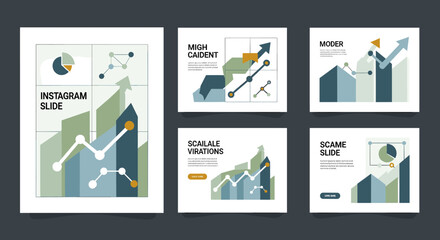 Fototapeta premium A clean, modern graphic depicting upward growth and positive trends, ideal for business reports, presentations, or illustrating success and progress.