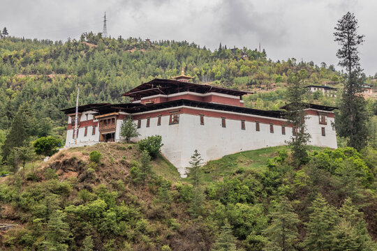 Simtokha Dzong Buddhist monastery and fortress near Thimphu, Bhutan