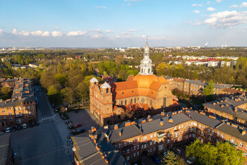 Osiedle Nikiszowiec- Kościół św. Anny- Katowice, Polska © Tomasz Warszewski