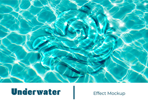 Underwater Effect Mockup