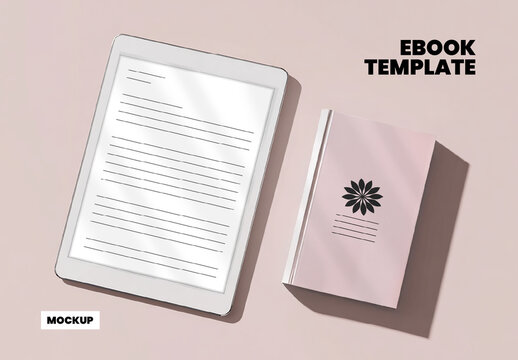Ebook Template Mockup
