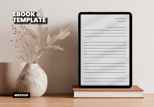 Ebook Template Mockup
