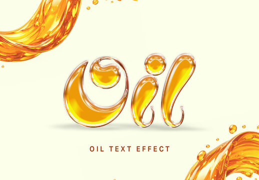Oil Text Effect