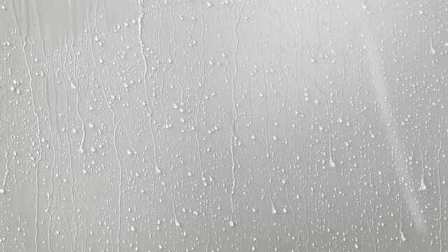 Rain drops on wall surface, water droplets texture on wet wall background