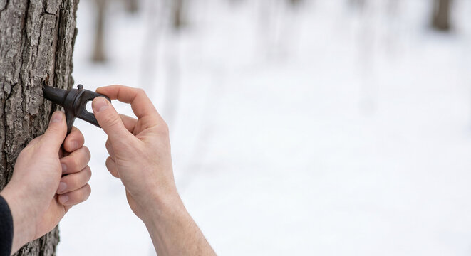 Tapping Maple Tree