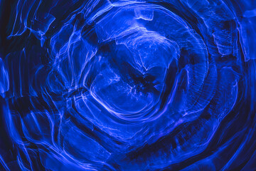 Abstract background with bokeh defocused lights and shadow. Waves in the stellar lagoon. Interstellar clouds. © romanbarisev