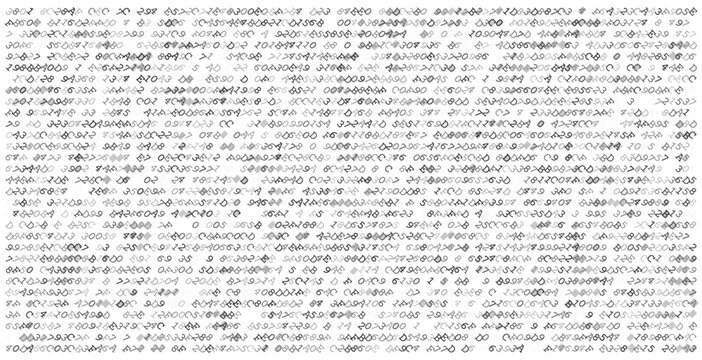 The Cryptographic Mosaic - Complex Binary Textures and Encrypted Data Architecture