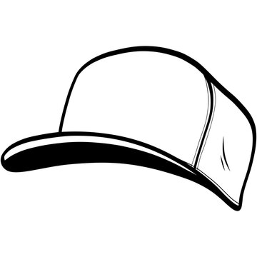 Baseball Cap Hat Illustration Drawing Vector