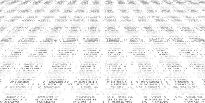 Digital Gridwork - A Structured Array of Binary Logic and Information Processing Blocks. Perspective.