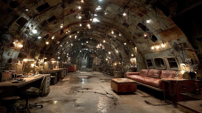 Abandoned underground research labs become refuges for hidden communities, maintaining technology, water, and sustainable systems in a post-apocalyptic reality globally