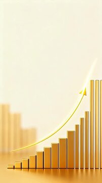 gold bar graph